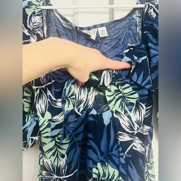 ROXY EVENING DELIGHT DRESS in Mood Indigo Seaside - Picture 8 of 9